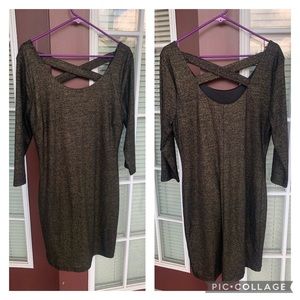 Metallic Bodycon Forever 21 Plus Dress